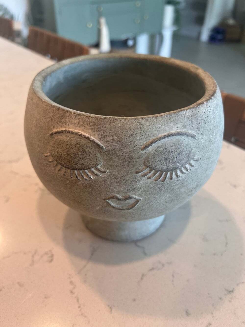 Cement Face Planter